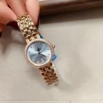 Omega De Villle Ladymatic 28mm Imported Movement Silver Grey Dial Watch